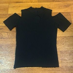 Kint Sweater cold shoulder top